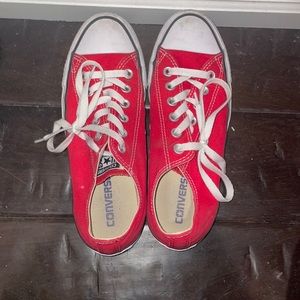 Red Low Top Converse